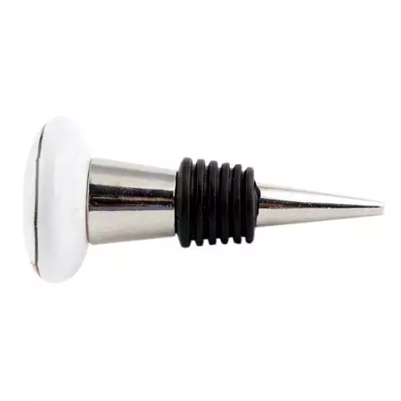 Orange Kangaroo Ceramic Flat Wine Bottle Stopper